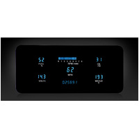 1963-72 Jeep Wagoneer/J-Trucks Digital Instrument System (Metric) Blue Display