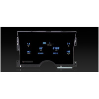 1988-91 Chevy/GMC Pickup Digital Instrument System (Metric) Blue Display