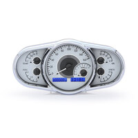 Universal Multi-Level Elliptical Oval MHX Instrument (Metric) Silver Alloy Face, Blue Display