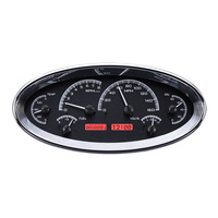 Universal Elliptical Oval MHX Instrument (Metric) Black Alloy Face, Red Display