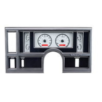 1984-87 Buick Regal and Grand National MHX Instruments (Metric) Silver Alloy Face, Red Display