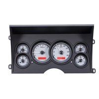 1988-1994 Chevy/GMC Pickup /SUV MHX Instruments (Metric) Silver Alloy Face, Red Display