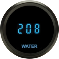 Solarix Series 2-1/16" 2-1/16" Water Temperature Gauge - Chrome Bezel