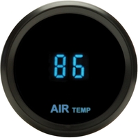 Solarix Series 2-1/16" Ambient Air Temperature Gauge - Chrome Bezel