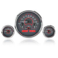 Universal Triple Round VHX Instrument in MPH - Carbon Fibre Face, Red Display