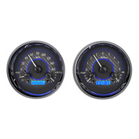 Universal Dual Round VHX Instrument in MPH - Carbon Fibre Face, Blue Display