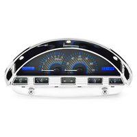 1956 Ford Pick UP VHX Instruments  - Carbon Fibre Face, Blue Display