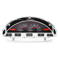 1956 Ford Pick UP VHX Instruments  - Carbon Fibre Face, Red Display