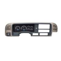 1995- 98 Full-size/1995-00 SUV/HD Pickup Chevy/GMC VHX Instruments - Black Alloy Face/Blue Display