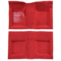 1965 - 1968 Mustang Convertible Molded Carpet Kit (Bright Red)