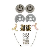 Disc Brake Conversion Kit (V8, single piston calipers, will not fit original 14"x5" standard steel rims)