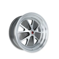 17x7" Legendary Styled Alloy Wheel, 5 on 4.5 BP, 4.25 BS, Charcoal/ Machined