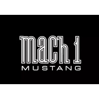 1965 - 1970 Mustang Fastback Fold-Down Cargo Mat With Mach 1 Logo