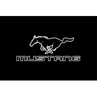 1965 - 1970 Mustang Fastback Fold-Down Cargo Mat With Running Pony