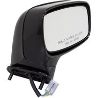 1987 - 1993 Mustang Power Door Mirror Assembly - Convertible - Window Mounted - RH