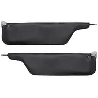 Ford Falcon XT XW XY/Fairlane ZB ZC ZD Perforated Sunvisors - Black