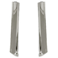 1965-68 Mustang Convertible Windshield Molding Pillar - Pair