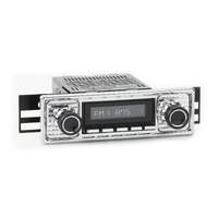 RetroSound Radio for 1968-83 BMW/1957-75 Citroen/1955-85 Mercedes-Benz - HBC-M2-308-309-39-78