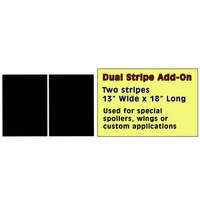 Mustang Dual Stripe Add On (Size 13" x 18" Long - 2 Stripes) w/ Application Tape, Antique White