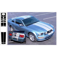 2005-09 Mustang Lemans Convertible Stripe Kit - Antique White