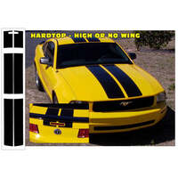 2005-09 Mustang Lemans Hardtop 6pc Stripe Kit - Antique White