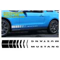 Mustang Lower Rocker Fader Stripe Kit - Blue