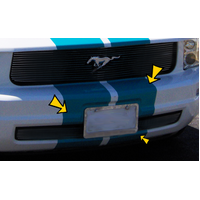 2005-09 Mustang V6 Front Valance Lemans Stripe Kit