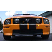 2007-09 Mustang GT/CS California Special Front Valance Lemans Stripe Kit - Antique White