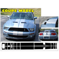 2005-09 Mustang GT500 Lemans Hardtop Stripe Kit - Antique White