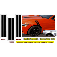 Customization Hash Marks Decal - 4" Line, Matt Black