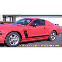 2005-09 Mustang 'L' Side Stripe Kit For Models w/ Fender Emblems - Red