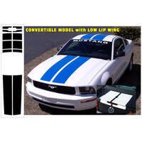 2005-09 Mustang Lemans Convertible 12pc Stripe Kit - Antique White