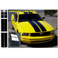 2005-09 Mustang Lemans Hardtop 12pc Stripe Kit - Antique White