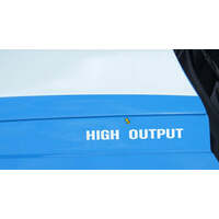 2010-14 Mustang 'High Output' Hood Rise Designation Set - Blue