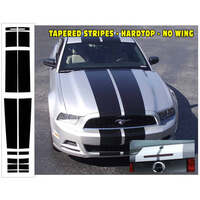 2013-14 Mustang Lemans Tapered Hardtop Stripe Kit (No Wing) Antique White