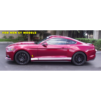 2015 -17 Mustang Rocker Stripe (No Designation) Gloss Black