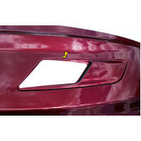 2015 -17 Mustang Solid Style Hood Vent Accent Decals - Red