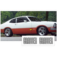 1973 Grabber Name Fender Decal Kit - Stencil Kit