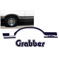 1974-75 Maverick Grabber Side Stripe Kit (No Trunk Stripe) Antique White