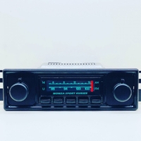 Monza Sport Tribute-Series Bluetooth AM/FM USB Aux Radio Assembly - Platinum Hardware, Monza Sport Emblem