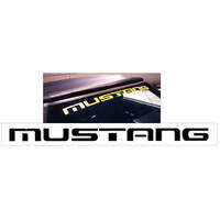 1987-93 Mustang Windshield Decal - Black