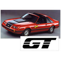 1983-86 Mustang GT Front Fender Or Trunk Lid Decal