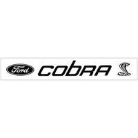 Ford Cobra "Snake" Windshield Decal - Gold Metallic