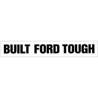 Built Ford Tough Windshield Decal - Blue