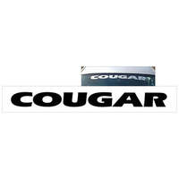 Cougar Windshield Decal (3 x 32) Blue