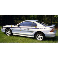 1994-98 Mustang Pony Side Stripe Kit - Black