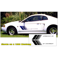 2004 Ford 40Th Anniversary Side Fader Stripes - White