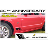 1994 Mustang 30th Anniversary' Small Side Fader Stripe Kit - Black