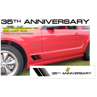 1999 Mustang 35th Anniversary' Small Side Fader Stripe Kit - Black