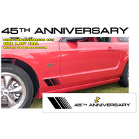 2009 Mustang 45th Anniversary' Small Side Fader Stripe Kit - Black